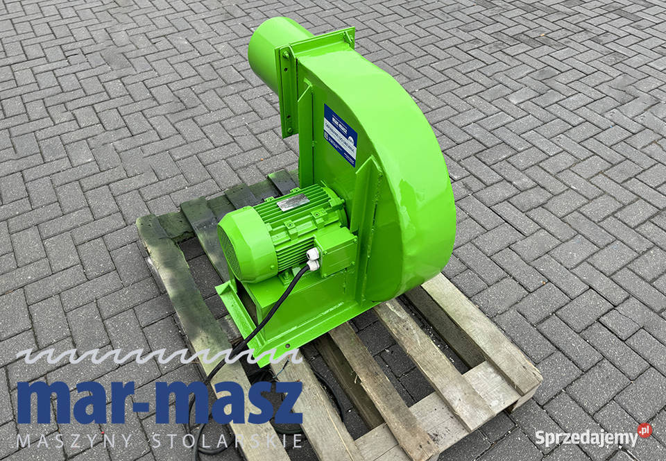 Wentylator do odciągu trocin wyciąg 3kW pomorskie Sierakowska Huta