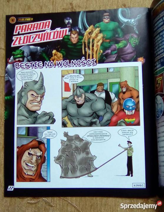 SPIDERMAN BOHATEROWIE I ZŁOCZYŃCY 46 Superbohaterowie lubelskie Piszczac
