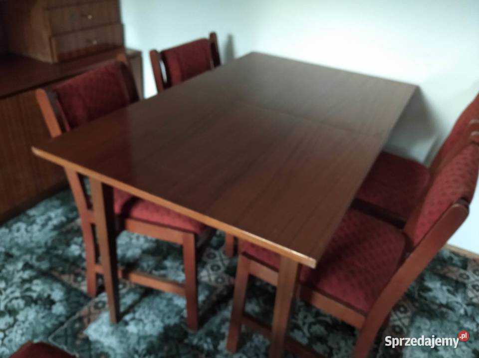 Stół +6 krzeseł