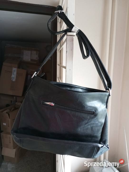 Torebka damska czarna listonoszka Lublin sprzedam
