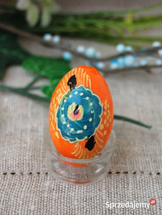 Stara pisanka drewniana malowana Ukraina 43 Lublin sprzedam