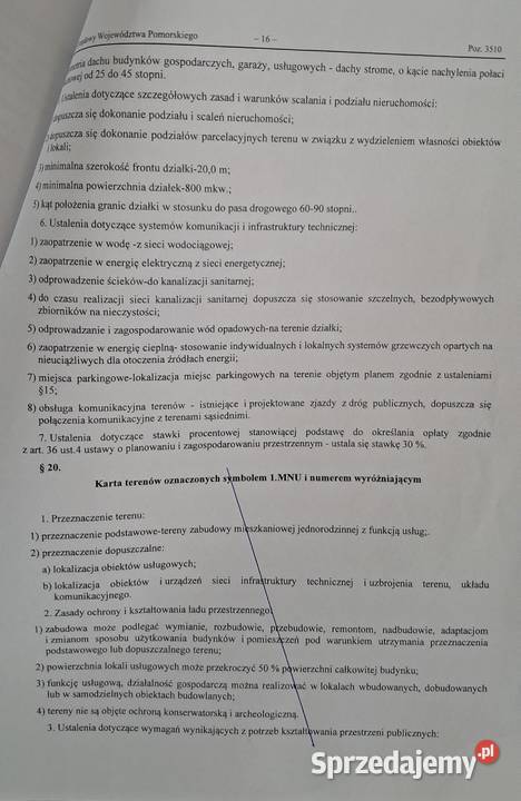 Działka budowlana na sprzedaż uzbrojona pomorskie