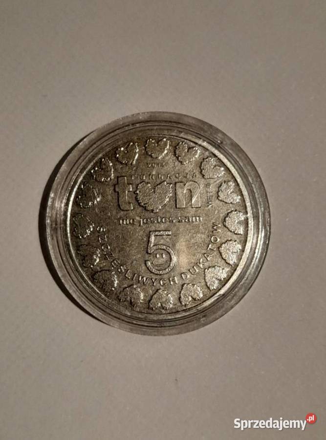 Moneta 5 szczęśliwych dukatów TVN A Szulim Konin