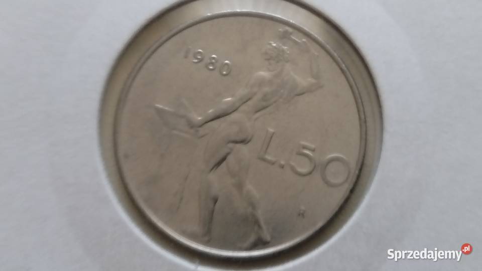 Moneta 50 lirów 1980 100 lirów 1978 500 lirów Mosina sprzedam