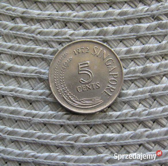 Singapur 5 Cent 1972r Kalisz