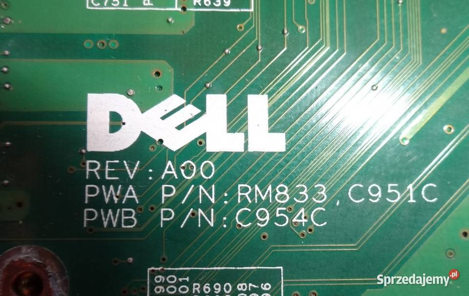 Plyta główna DELL RM833 C951C do laptopa DELL Szczecin sprzedam