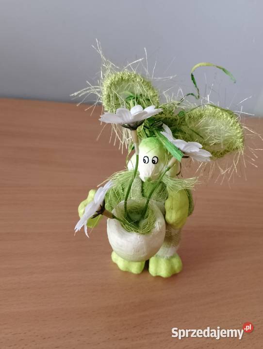 ZAJĄCZEK wielkanocny zając figurka ozdoba Złotniki