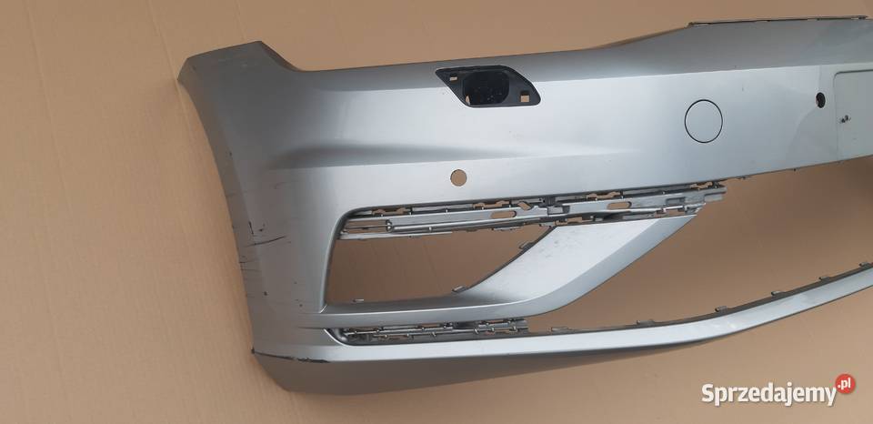 VW GOLF VII 7 LIFT ZDERZAK PRZÓD PRZEDNI SPRYSKI Bieleń