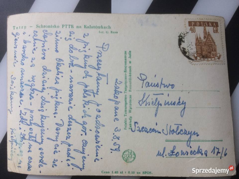 1097 Tatry Schronisko PTTK sprzedam