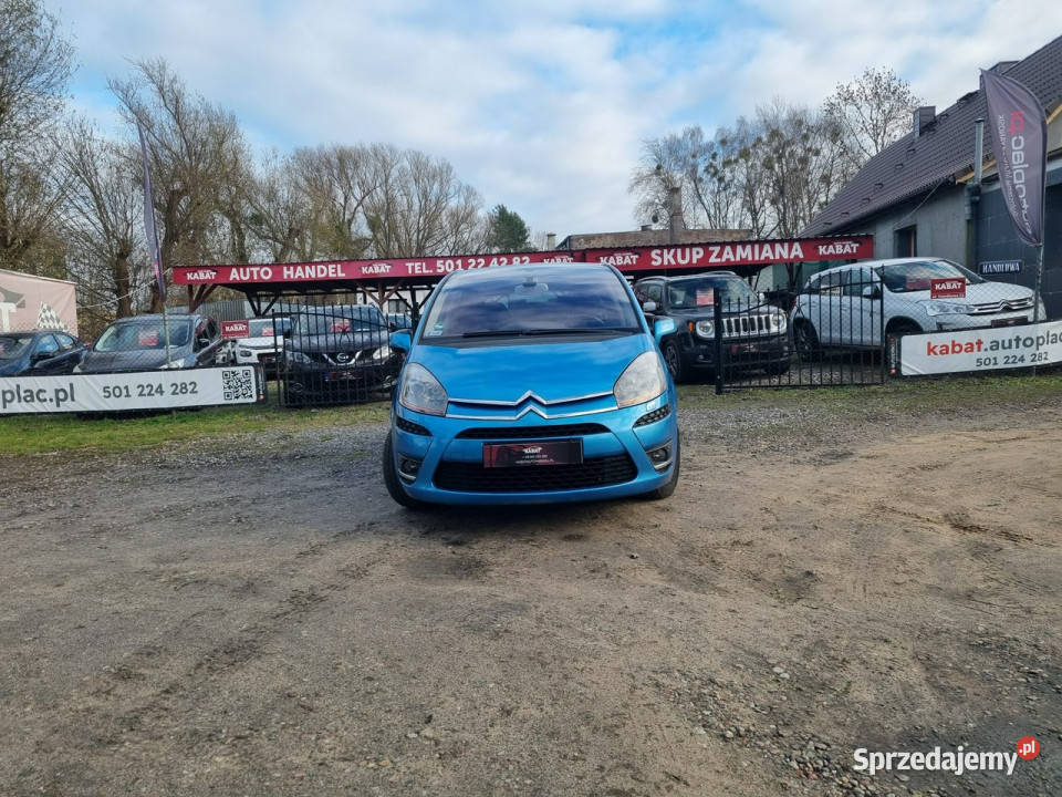 Citroen C4 Picasso Welur Łopatki Alu 16 Ksenon kurtyny powietrzne Szczecin sprzedam
