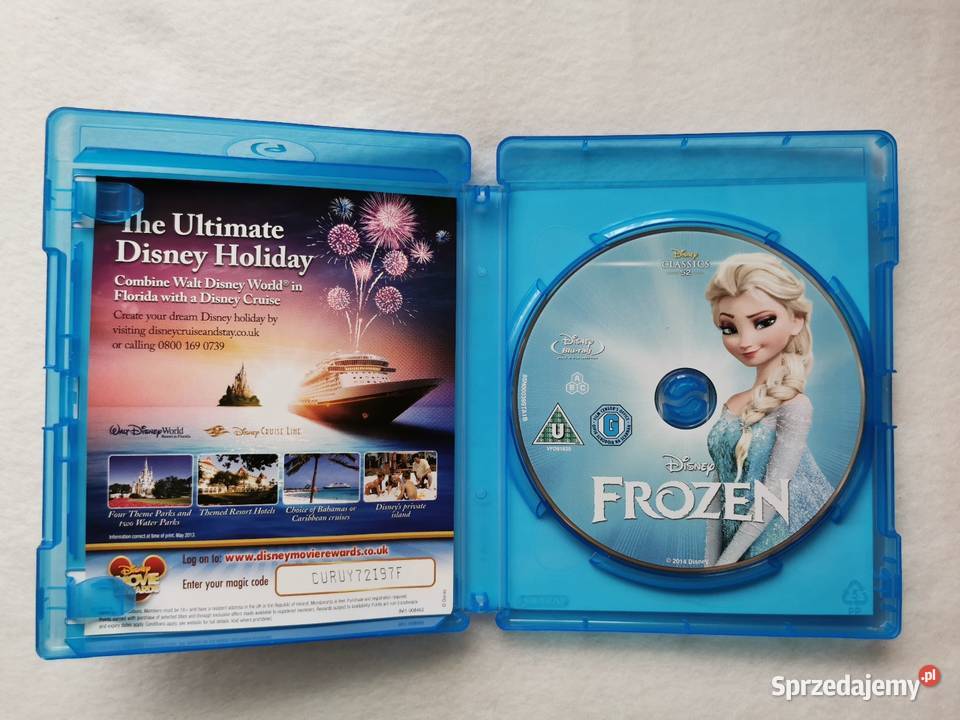 Frozen Kraina Lodu Bluray En 2013 Disney łódzkie Wytrzyszczki