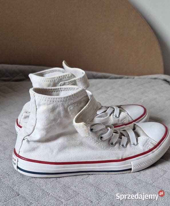 trampki wysokie na rzep Converse r 35 białe tkanina Kraków