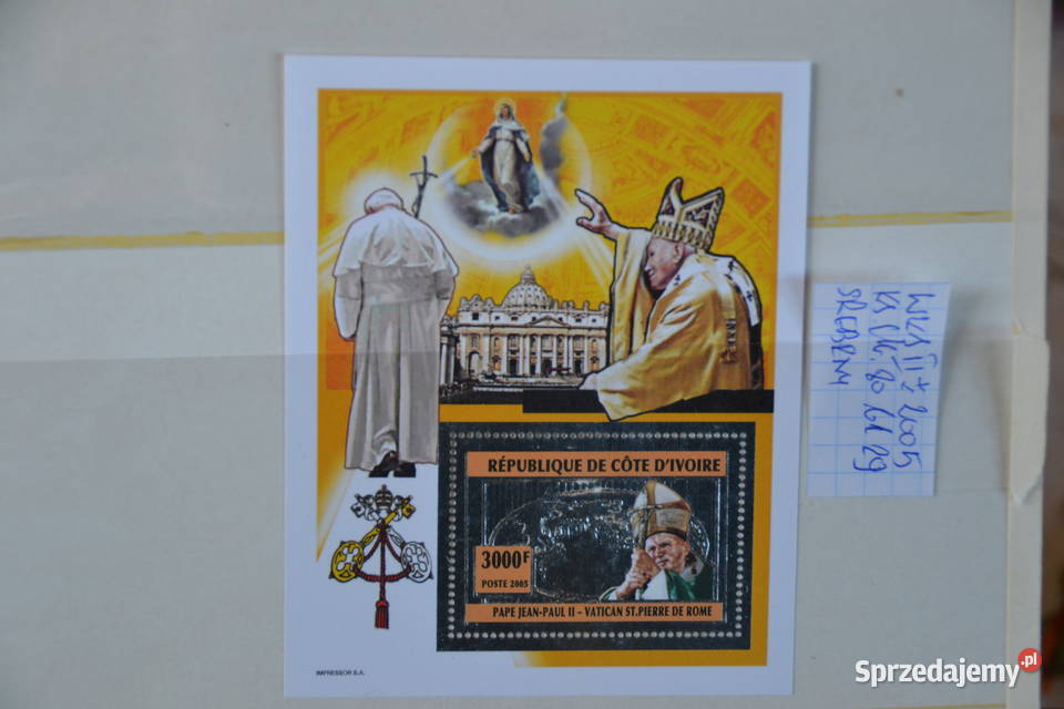 ZnaczkiPapież Jan Paweł II Wybrzeże Kości Sobótka