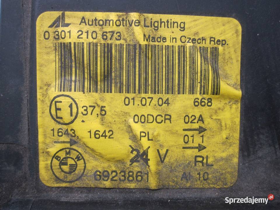 BMW X3 E83 04r lampa lewa przód z przetwornicą Kielce sprzedam