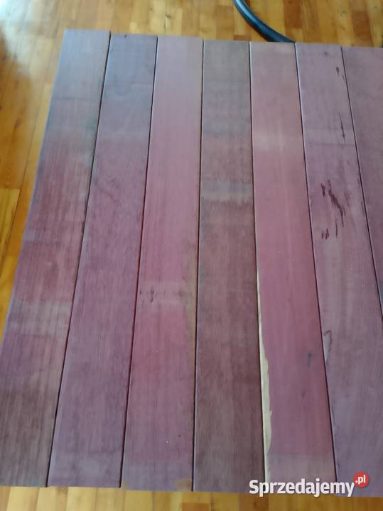 Drewno Mahoń deski ponad 1m2 Nowy Tomyśl