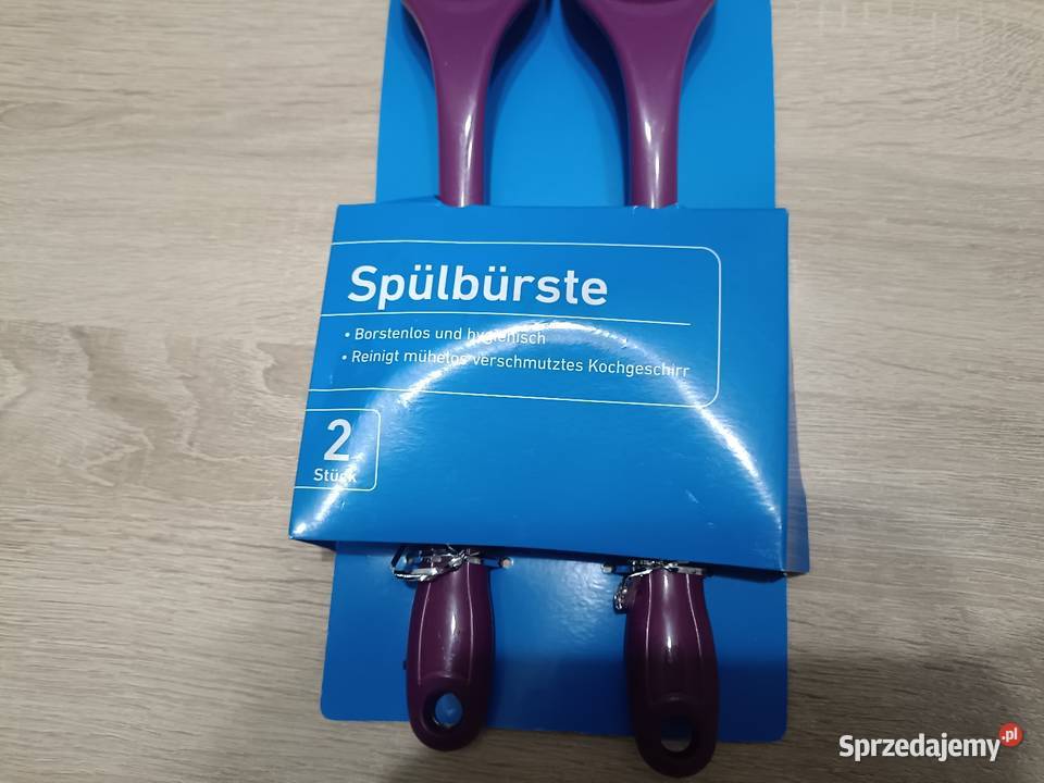 Silikonowe szczotki do mycia naczyń