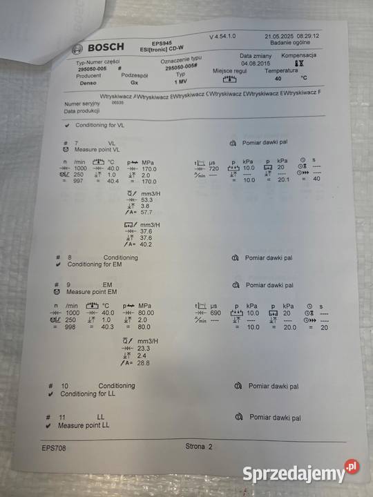 WTRYSK WTRYSKIWACZ OPEL ASTRA J MOKKA MERIVA B