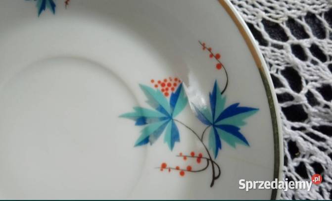 Filiżanka spodek i talerzyk Schlaggenwald Porcelana i szkło Nakło nad Notecią sprzedam