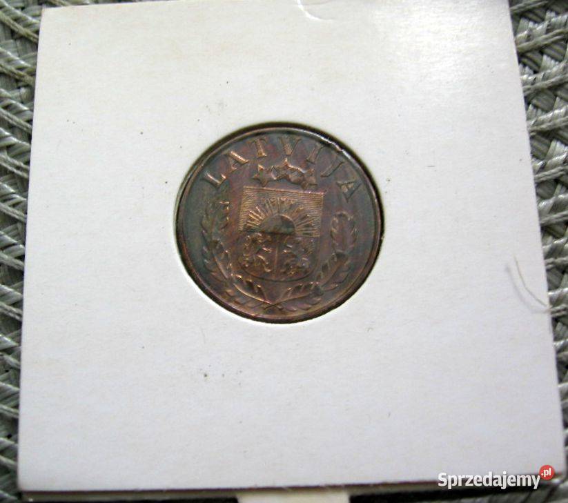 Łotwa 2 Santimi 1939r wielkopolskie Kalisz