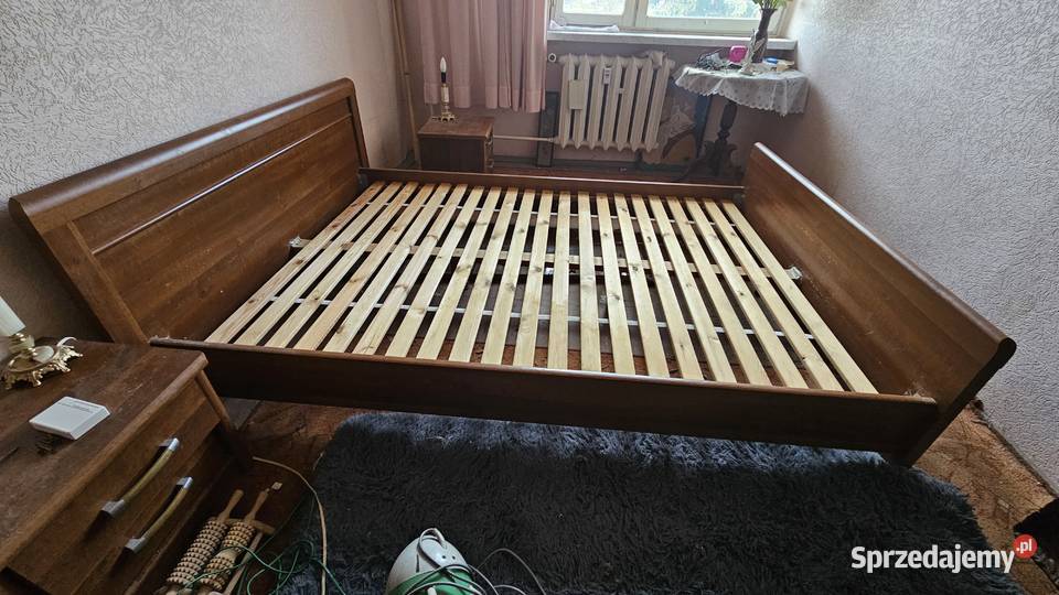 Łoże łóżko małżeńskie 205x160 bez materaca Szczecin