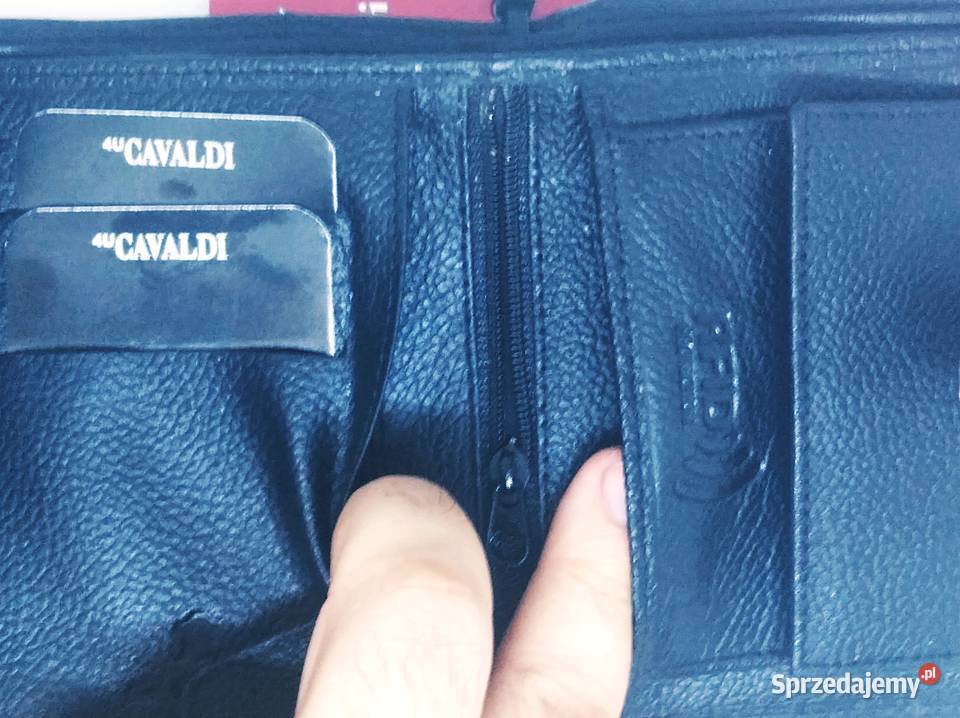 Portfel Męski Nowy Skóra Czarny Warszawa