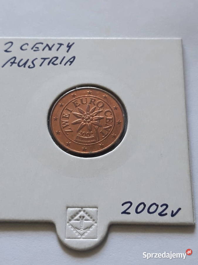 2 Eurocenty Austria 2002 r UNC Konin