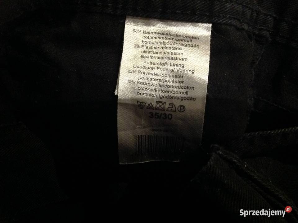 Spodnie Czarne Jeans Męskie AW DUNMORE L lubuskie