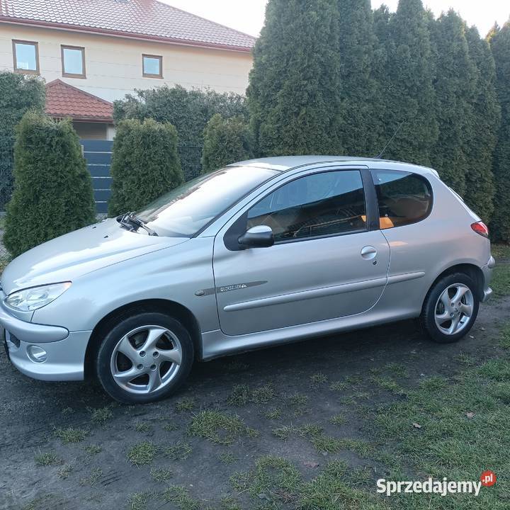 Peugeot 206 16 16v Quiksilver doinwestowany nowe srebrny Rzeszów