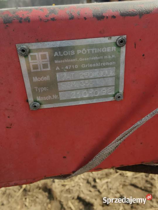 Kosiarka dyskowa pottinger cat 250 Nova Całość Nowa Karczma