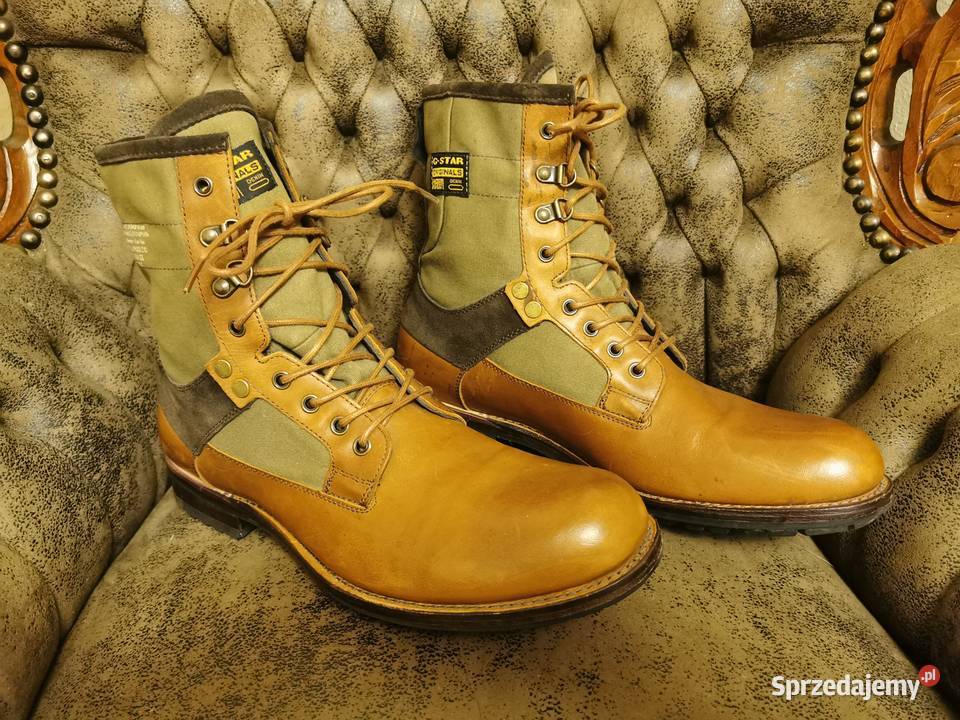 Buty trapery GSTAR RAW DENIM 44 NOWE skóra Łódź