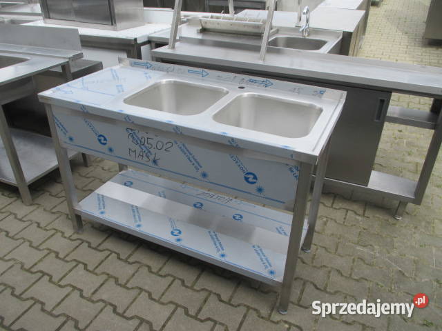 Nowy Zlew Gastronomiczny 2 Komorowy Z Półką