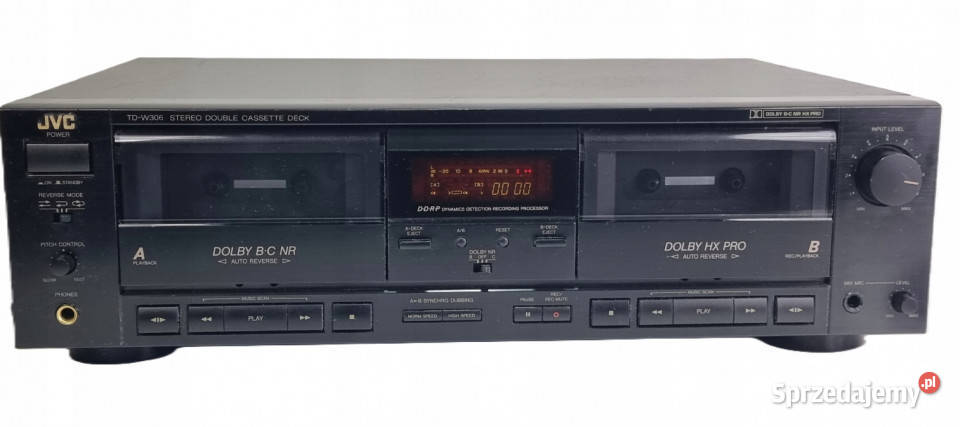 magnetofon catette deck JVC TD W 306 TDW306 Magnetofony Audio