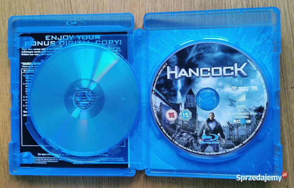 Hancock Bluray DVD En 2008 Will Smith Charlize Filmy łódzkie