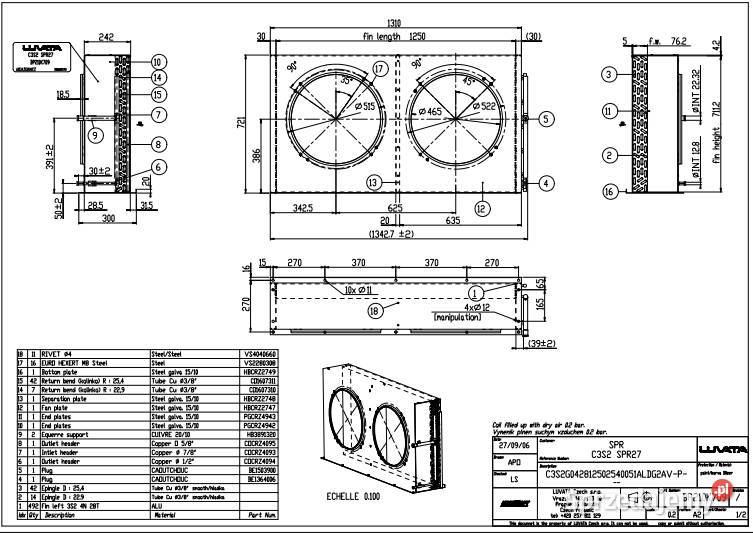 Skraplacz NOWY 27kW 2x450mm Magazynowanie Paczków