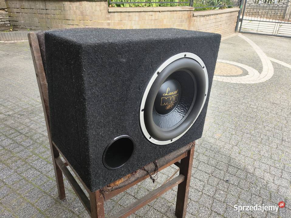 Skrzynia bassowa basowa tuba subwoofer Lanzar 12 Niegowonice