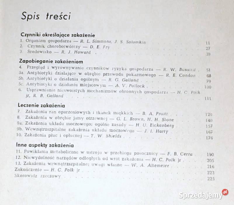 Zakażenia w chirurgii Hiram C Polka lubelskie Chełm