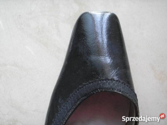 Eleganckie czarne buty na obcasie rozmiar 38 małopolskie Kraków