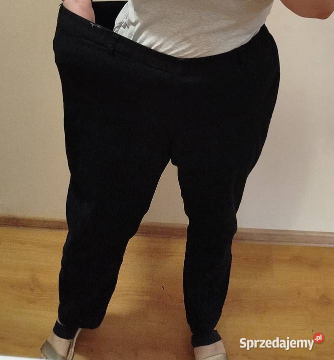 Jeansowe spodnie na gumce rozmiar 5456 Biecz