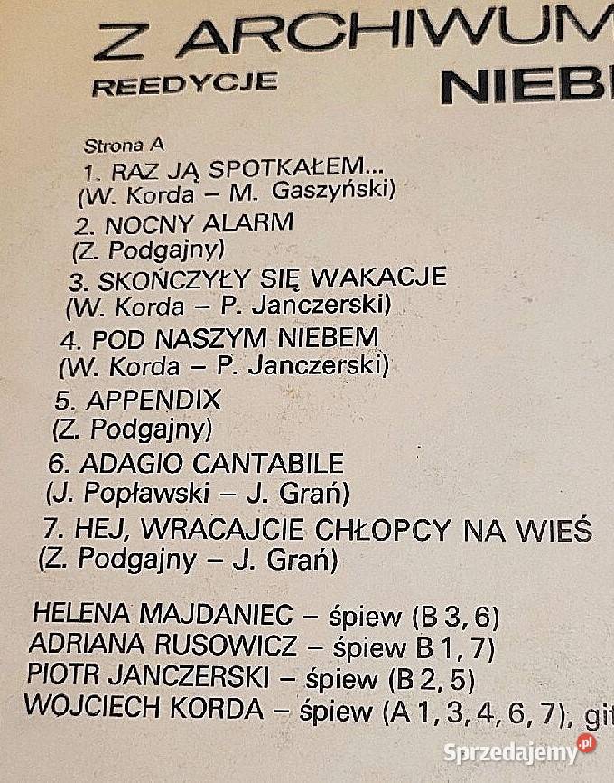 NiebieskoCzarni Alarm reedycja płyta winylowa z Chełmno