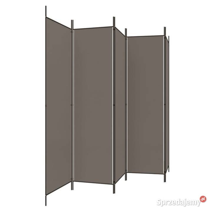 vidaXL Parawan 5panelowy antracytowy 250x200 Warszawa sprzedam