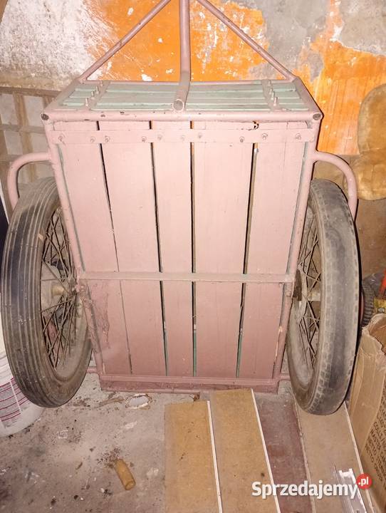 Wózek ogrodowy gospodarczy PRL Ziębice