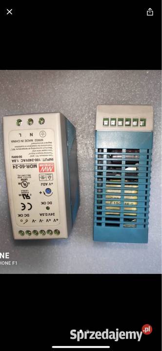 Zasilacz na są szynę TH 35 firmy Mean Well typ Gliwice