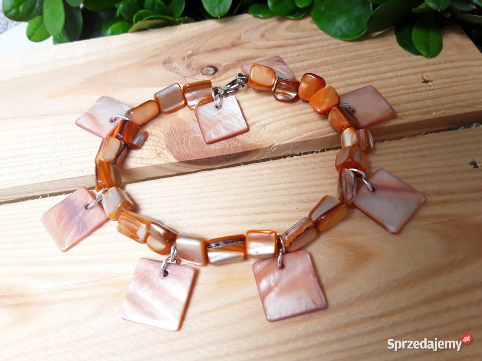 Bransoletka na szerszą rękę z połyskliwych Bransoletki Warszawa