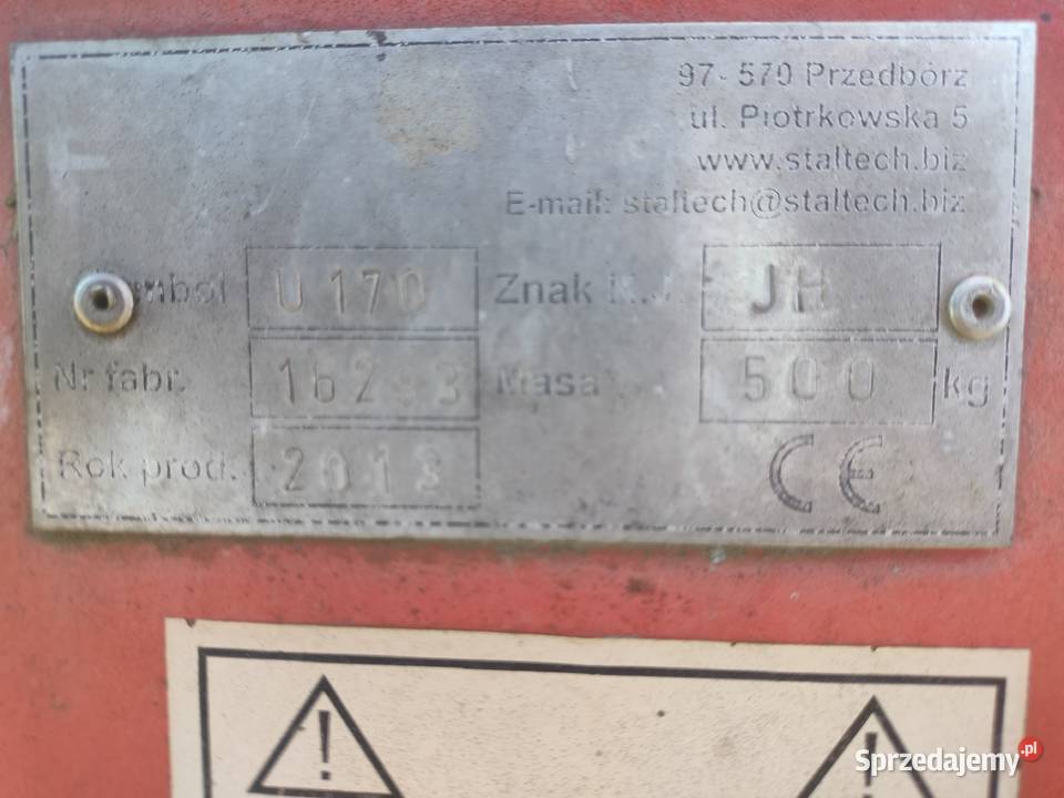 Pług 4skibowy staltech u170