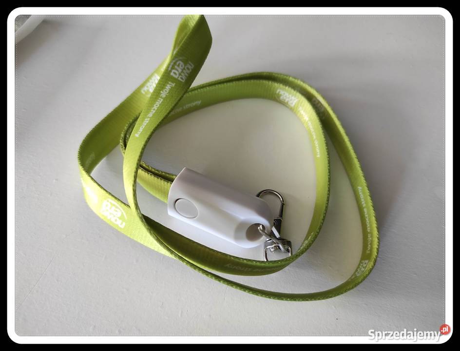 smycz zielona kabel przejściówka mikro USB Elektronika Płock