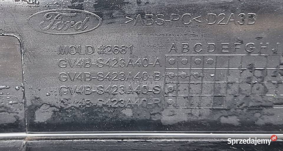 BLEDNA KLAPY FORD KUGA II MK2 GV4BS423A40A Radom