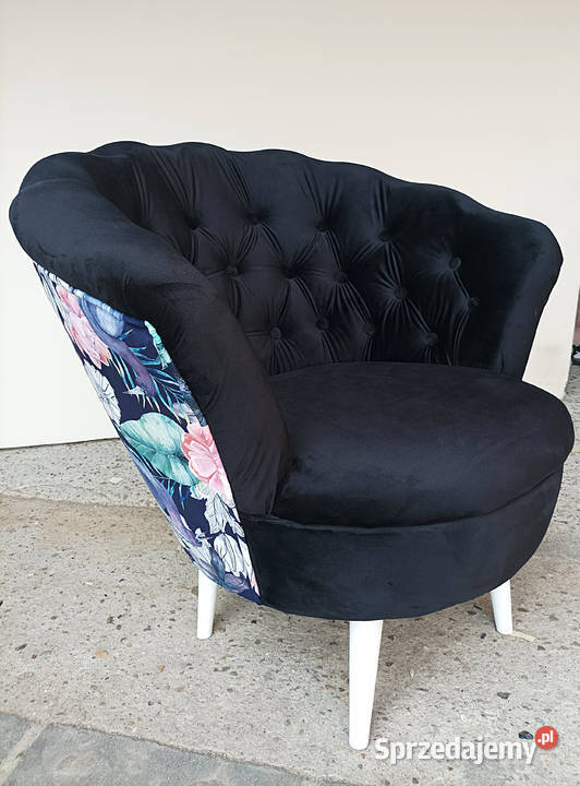 Fotel Muszelka piękny kryształ NOWY