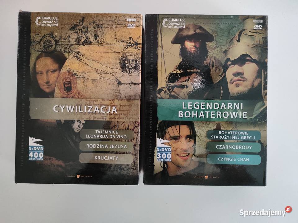 Cywilizacja i Legendarni Bohaterowie BBC filmy DVD Mokrsko