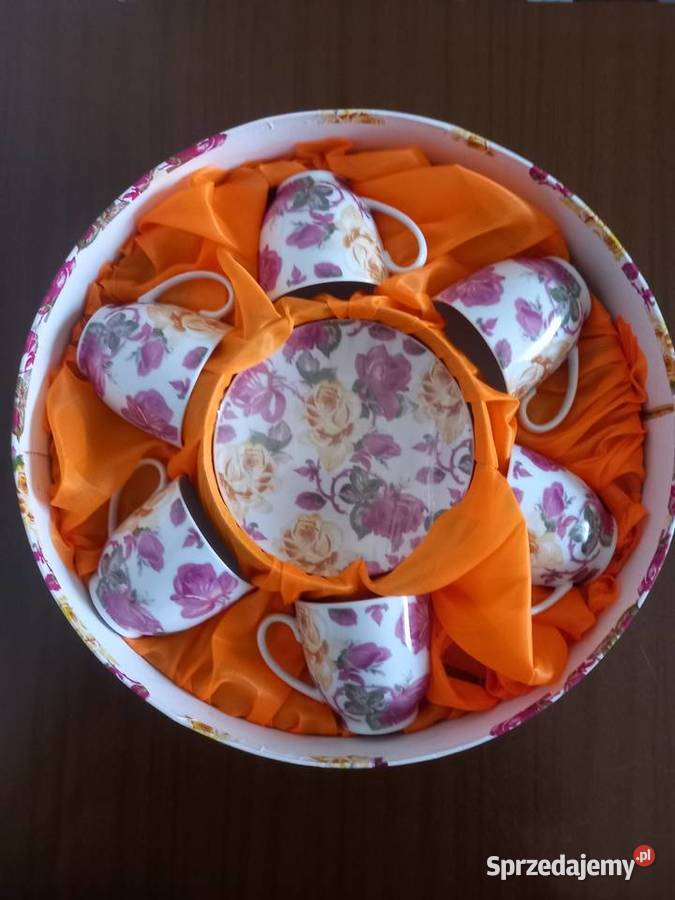 Komplet nowych porcelanowych filizanek 6 Kraków