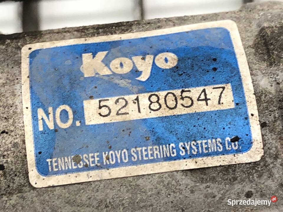 PRZEKŁADNIA KIEROWNICZA MAGLOWNICA TOYOTA osobowe Motoryzacja